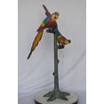thumbnail image 5 of Nifao Two parrots on a tree bronze statue – Garden Outdoor Decor Sculpture, 16"L x 22"W x 52"H, 5 of 11