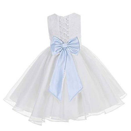 

Ekidsbridal White Lace Organza Flower Girl Dress Toddler Girl Dresses Christening Dresses Evening Gown Girl Lace Dresses Princess Dresses Pageant Gown Communion Dress Baptism Dress Ballroom Gown 186T