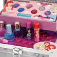 thumbnail image 4 of Disney Princess Train Case Pretend Play Makeup Set for Girls Ages 3+ - Toy Beauty Gift, 4 of 9