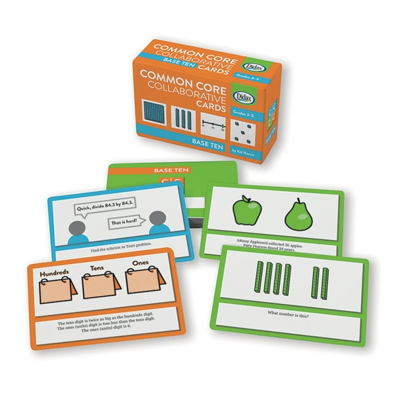 Didax Base Ten Common Core Collaborative Cards 211394