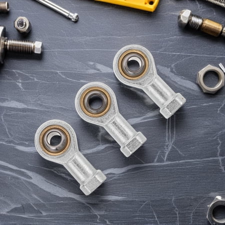 CTIRCHIU 6Pcs Fish Eye Rod Bearing with Internal Thread and High Friction Resistance for Mechanical Parts