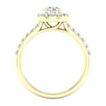 thumbnail image 4 of Imperial 1 Ct TDW Round Diamond Halo Engagement Ring in 10K Yellow Gold (H-I, I2), 4 of 4