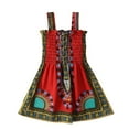 thumbnail image 2 of LOVZFMLL Girl's Pattern Long Sleeves Velvet Court Style Dress, 2 of 3