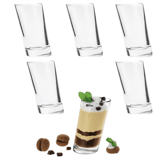 Juego De 6 Vasos De Vidrio De 360 Ml. Borgonovo Pisa