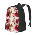 thumbnail image 2 of Daiia Lilies Flowers Backpack for Men and Women -Durable Backpack Large Capacity, Water-Resistant Bag with Adjustable Straps and Laptop Compartment, 2 of 9
