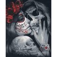 thumbnail image 1 of Cuadros Decorativos 11CT impreso completo punto de cruz artesanía mujer calavera ilustraciones pared DIY decoración Tmvgtek embutido en tela, 1 of 9