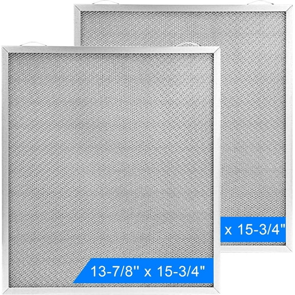 S99010430-002 Range Hood Filter Replacement – 13-7/8'' x 15-3/4" 4512880 Compatible with B.roan N.utone HPF30 Range Hood Filters Pack 2