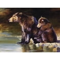 thumbnail image 2 of Chapman, Julie T. 18x15 Gold Ornate Wood Framed with Double Matting Museum Art Print Titled - Mother Love, 2 of 4