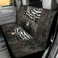 thumbnail image 6 of Jiueut Deer Wood American Flag Pattern Car Seat Covers Full Set, Anti-Slip Car Front and Split Rear Bench Soft Auto Accessories Non-fading Car Interior Decoration for Women Men, 6 of 7