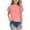 Pink, variant on NOLDARES Girls' Short Sleeve Shirts Kids Crewneck T-Shirts Summer Tops Basic Tees(Sky Blue,5-6 Years)