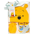thumbnail image 6 of Disney Newborn Baby Boys’ Take Me Home Layette Gift Set: 3D Ear Hat, Socks and Mitten: Mickey Mouse, Winnie The Pooh, 6 of 7