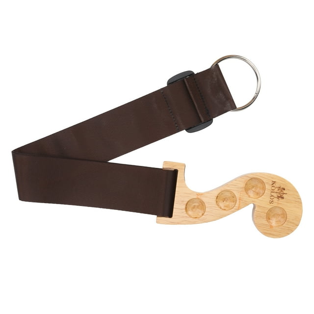 Cello Anti-Slip Mat, Nylon Nylon Cello Strap O-Ring Cello Holder For Music Lover Wood Color