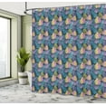 thumbnail image 5 of Ambesonne Tropical Shower Curtain, Colorful and Exotic Leaf, 69"Wx75"L, Multicolor, 5 of 5