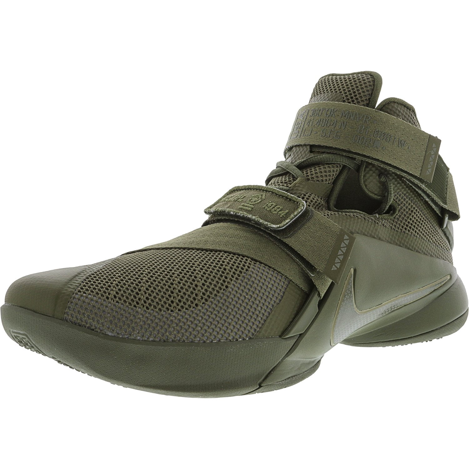 Nike - Nike Men's Lebron Soldier Ix Prm Medium Olive / Olive-Natural High-Top Basketball Shoe