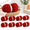 10 Burgundy, variant on 10 Sage Green 10 Pack Chunky Chenille Yarn for Hand Knitting and Crocheting