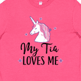 thumbnail image 4 of Inktastic My Tia Loves Me Unicorn Youth T-Shirt, 4 of 5