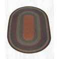 thumbnail image 3 of Capitol Earth Rugs 02-043 Burgundy-Blue-Gray Jute Braided Rug, 3 of 3