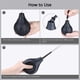 thumbnail image 3 of Kit de bulbo de enema negro de 220 ml, ducha anal limpia con boquilla para limpieza de colon Unisex para hombres y mujeres, 3 of 3