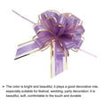 thumbnail image 4 of 20pcs 7 Inch Large Pull Bow Gift Wrapping Bows Ribbon Organza Lavender Purple for Wedding Baskets Presents, 4 of 6