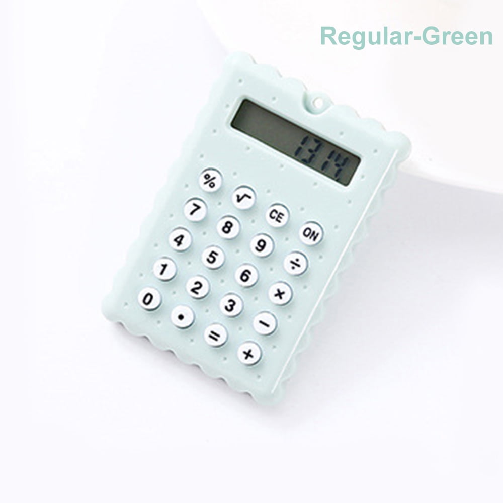 Mini Cute Calculator Pocket Size 8 Digits Display Portable Handheld