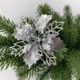 thumbnail image 5 of Flor hueca de Navidad con purpurina dorada de Navidad artificial utilizada para decorar flores para el día de Navidad Wmkox8yii gf9514, 5 of 5