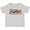AC-Heather Grey, variant on Kickin' it Old School with Weathered Retro Stripe Boys or Girls Toddler T-Shirt