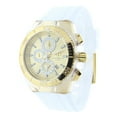 thumbnail image 2 of Technomarine Men's TM-115049 Swiss Mvt Watch 14K Yellow Gold Case White Silicone Strap Chronograph, 2 of 6