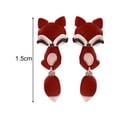 thumbnail image 5 of SmartBy Earrings Cartoon Animal Shape Polymer Clay Handmade Ear Studs for Party, 5 of 7