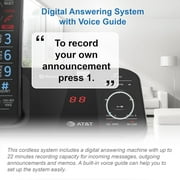 AT&T DAL75011 Accessory Handset with Antibacterial Plastic