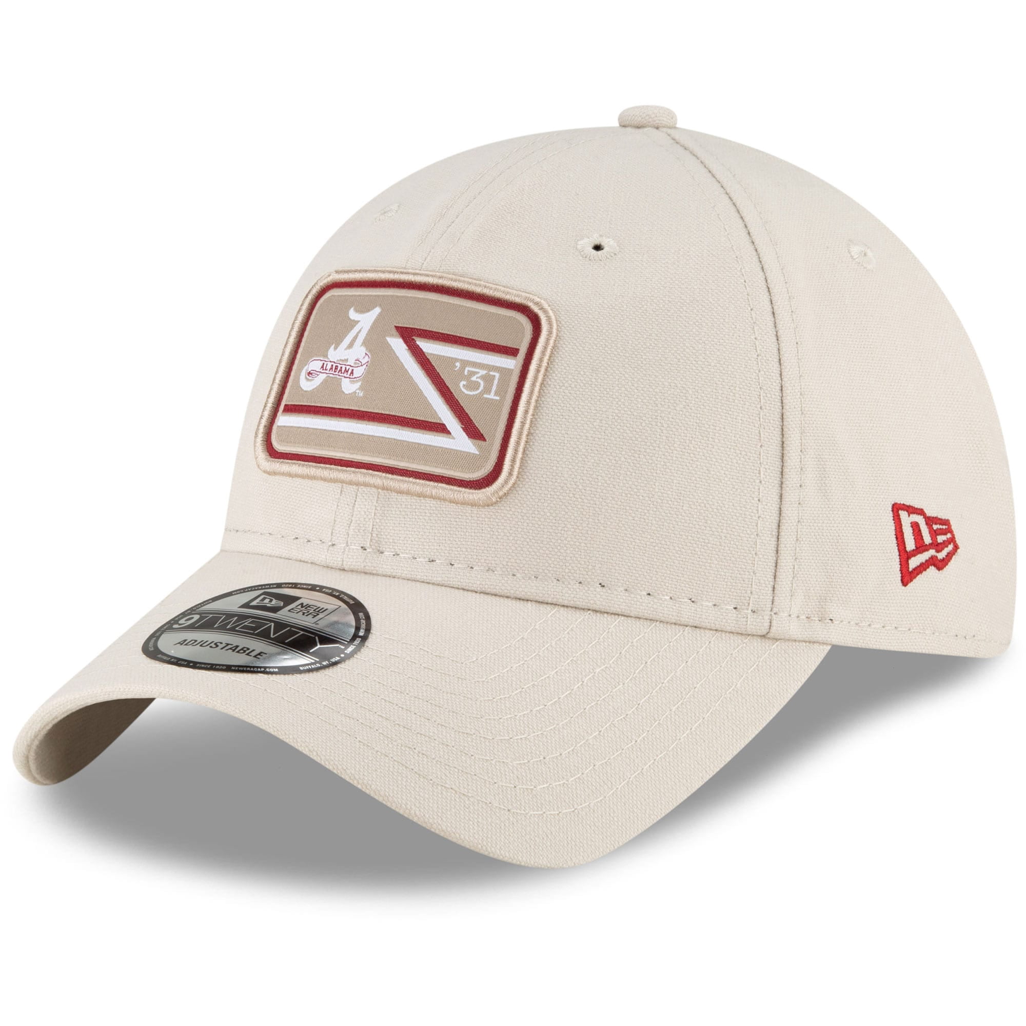Men's New Era Khaki Alabama Crimson 
