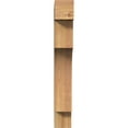 thumbnail image 2 of Ekena Millwork 4"W x 20"D x 28"H Westlake Block Rough Sawn Bracket, Western Red Cedar, 2 of 25