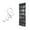 Black, variant on OAK LEAF Over the Door Shoe Organizer,Hanging Shoe Holder with 24 Pockets for Storage Men Sneakers,Women High Heeled Shoes
