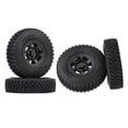 thumbnail image 3 of fastboy Premium 4Pc RC Tires and Wheel Rim Set 55 for 1/10 Buggy Black 90mm 1Set, 3 of 3