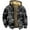 Black, variant on Mens Winter Jacket Sherpa Lined With Hood Warm Fleece Zipper Hoodie Black S