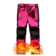 thumbnail image 4 of GERsome Kids Boys Girls Youth Waterproof Hiking Ski Snow Pants Elastic Waist Warm Insulated Pants, 4 of 4