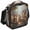Black, variant on Jiaoprinted Hummingbirds Insulated Lunch Box Bag, Blue Phalaenopsis Leakproof Portable Adults Lunch Cooler Tote Bag for Work Picnic