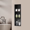 thumbnail image 3 of 3 Tiers Recessed Shower Indoor Storage Shelf Stainless Steel Bathtub Organizer for Bathrooms, Kitchens, Living Rooms, 3 of 27