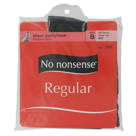 No Nonsense 013/M37b Off Black Regular Nylons