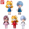 thumbnail image 2 of Figura de Anime Evangelion Ayanami Rei Asuka Shinji, colección de decoración de coche Kawaii, modelo periférico de animé, juguete para regalo para niños, 2 of 5