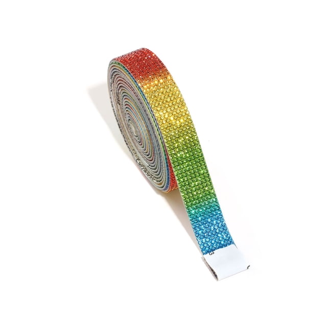 Tira de taladro de diamantes de imitación con pegamento termofusible 513, taladro decorativo con flash para teléfono móvil, pasta de taladro decorativa para coche