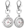 thumbnail image 1 of 2 relojes de bolsillo con llavero y colgante de hebilla, relojes de pulsera, relojes de enfermera para mujer y hombre., 1 of 8
