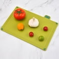 thumbnail image 2 of 4 pieces Color-Coded Thick Plastic Cutting Board Mats, Set of 4, Color Coded with Food Icons, Back Grip Underside by Topboutique, 2 of 7