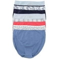 thumbnail image 2 of Felina Women's Full Coverage Hi-Cut Cotton Stretch Panties, 8-Pk, Multi, Small, 2 of 2