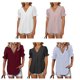 thumbnail image 4 of Minnieouse Blusa holgada para mujer, camisa bonita informal con flores, disfraz de vacaciones en la playa, fiesta de verano, Top fresco, Prendas para la parte del cuerpo blanco  XXL, 4 of 6