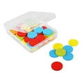 thumbnail image 2 of Formas matemáticas educativas Sólidos geométricos Juguetes de aprendizaje temprano Aprendizaje de madera Material didáctico matemático Bloques sólidos 50 ronda Sunnimix Ayudas para la enseñanza de las matemáticas, 2 of 8