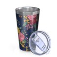 thumbnail image 2 of 16oz Tumblers Pioneer Flower Stainless Steel Vacuum Insulated Double Wall Travel Tumbler Cups Mug with Lid and Straw,Cleaning Brush for Coffee,Tea, 2 of 4