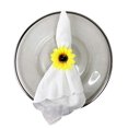 thumbnail image 4 of Fennco Styles Handmade Sunflower Decorative Napkin Rings, Set of 4 - Yellow Flower Napkin Holders for Dining Table, Banquet, Wedding, Holiday Décor and Special Event, 4 of 5