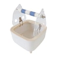 thumbnail image 3 of tredstone Durable Parrot Toilet Stand With Grinding Wheel And Easy Clean Features Small Birds Exercise To Clean Blue, 3 of 6