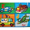 thumbnail image 5 of Mybecca Kids ABC Transportation Area Rug 5' x 7' (Educational Children Area Rug for Playroom & Nursery - Non Skid Gel Backing), 5 of 5