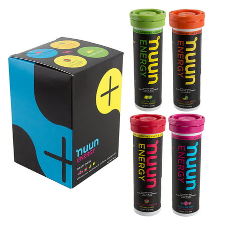 Nuun Electrolyte Energy Drink Tabs 4pk Mixed (Best Electrolyte Replacement Tablets)